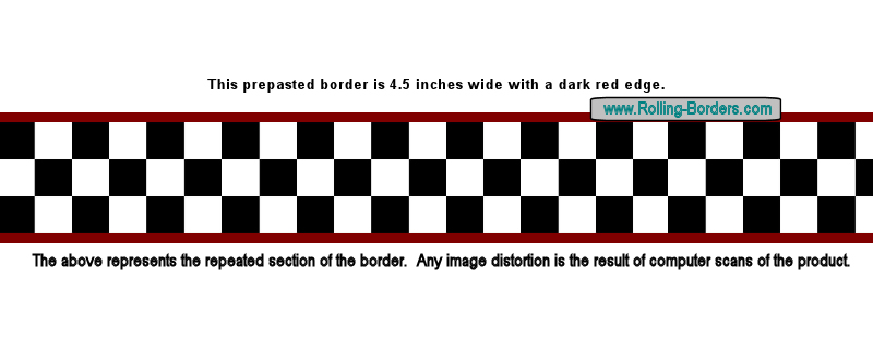 Checkered Wallpaper Border NHRA Racing Drag IRL F1